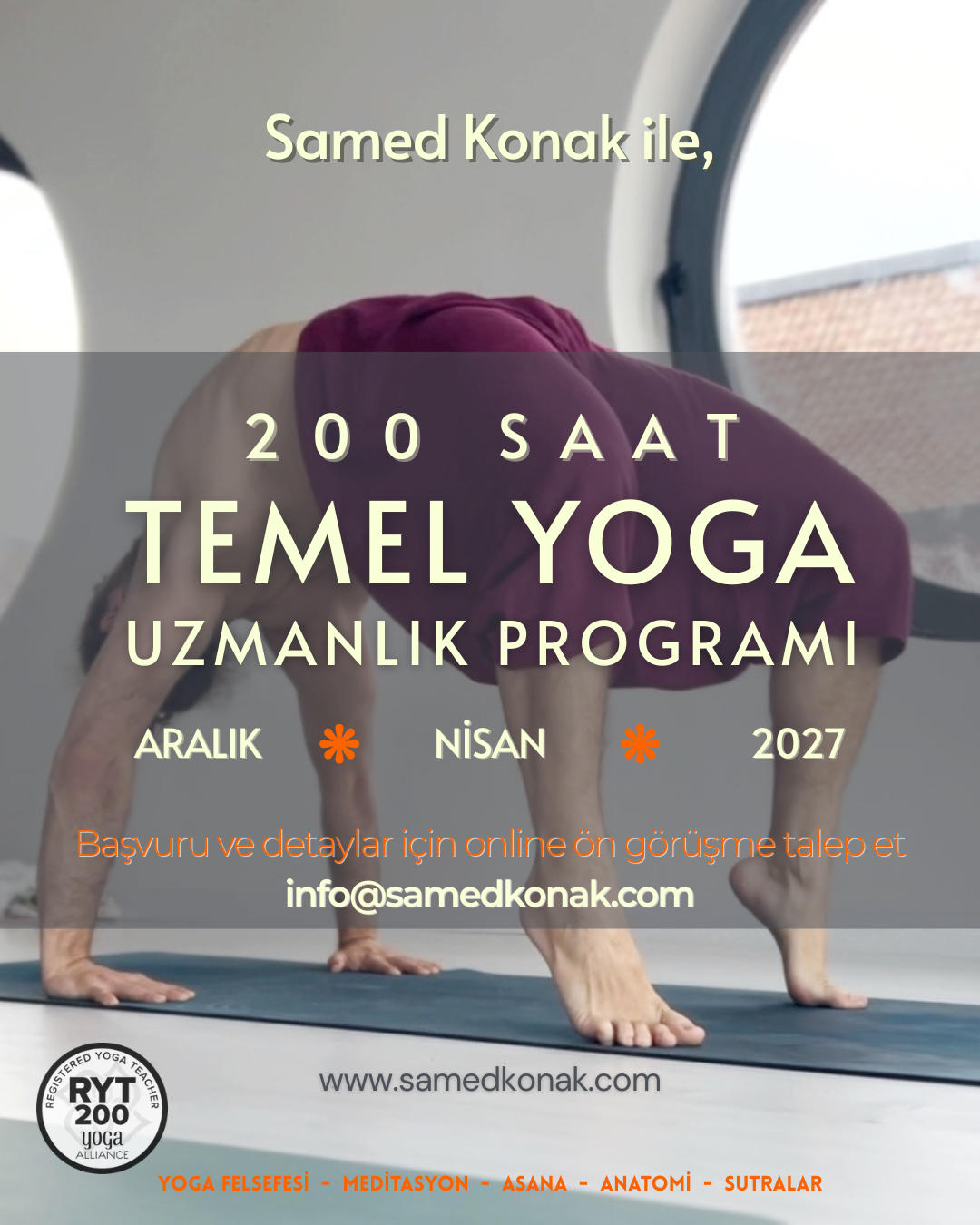 200 Saat Yoga Uzmanlık Programı 2027